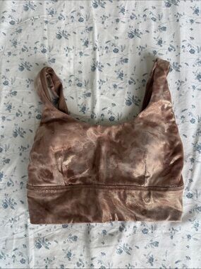 Lululemon Rose Taupe sports bra, size small